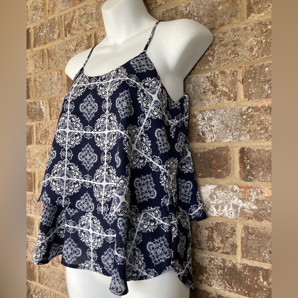 Blue Rain tank top Size Small